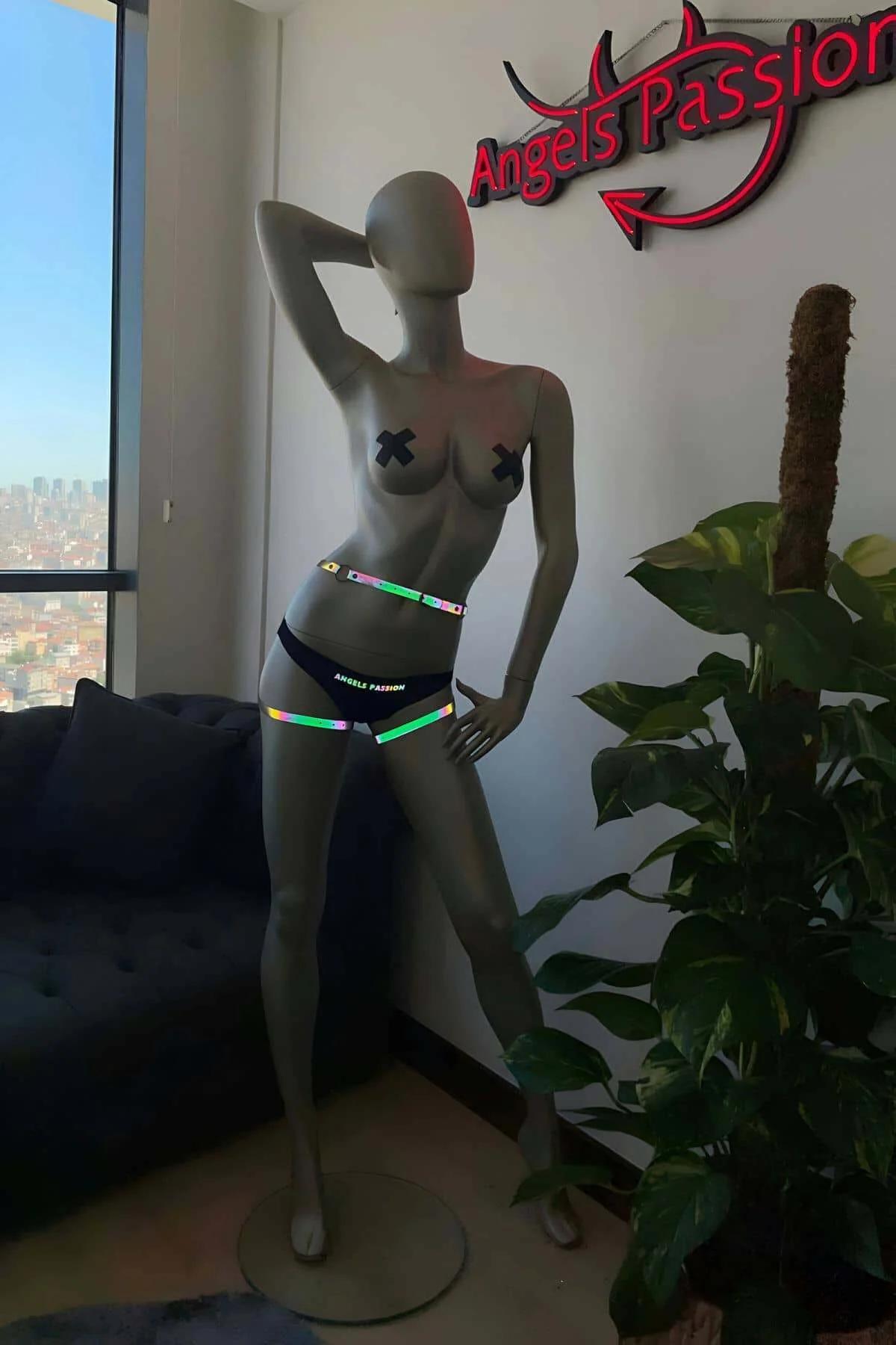 Seksi Reflektörlü Bacak ve Kalça Harness Aksesuarı